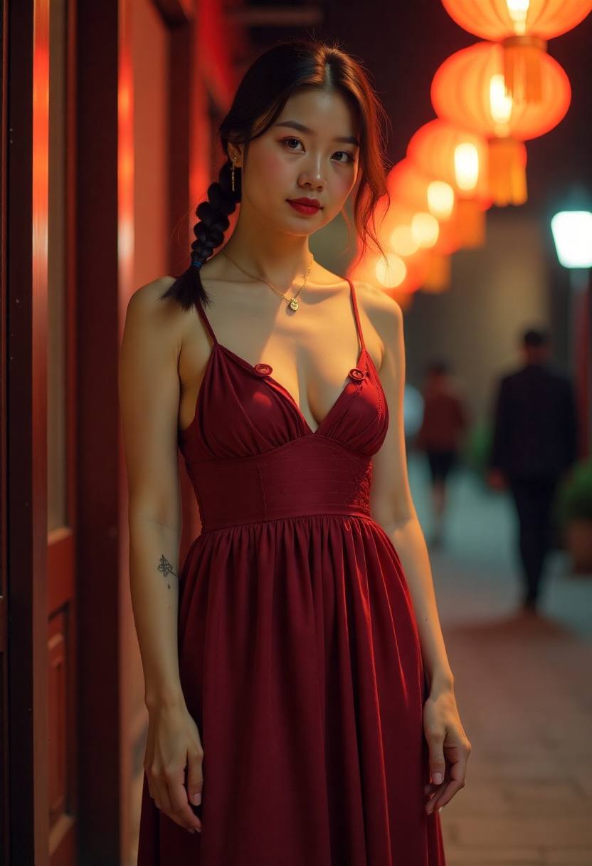 沈序在老码头拍摄